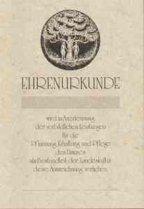 Baumurkunde